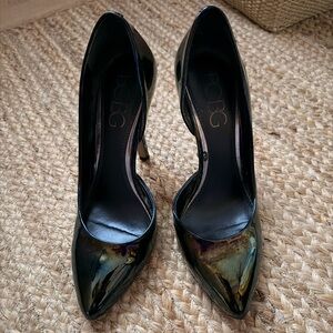 BCBG Iridescent Black Heels